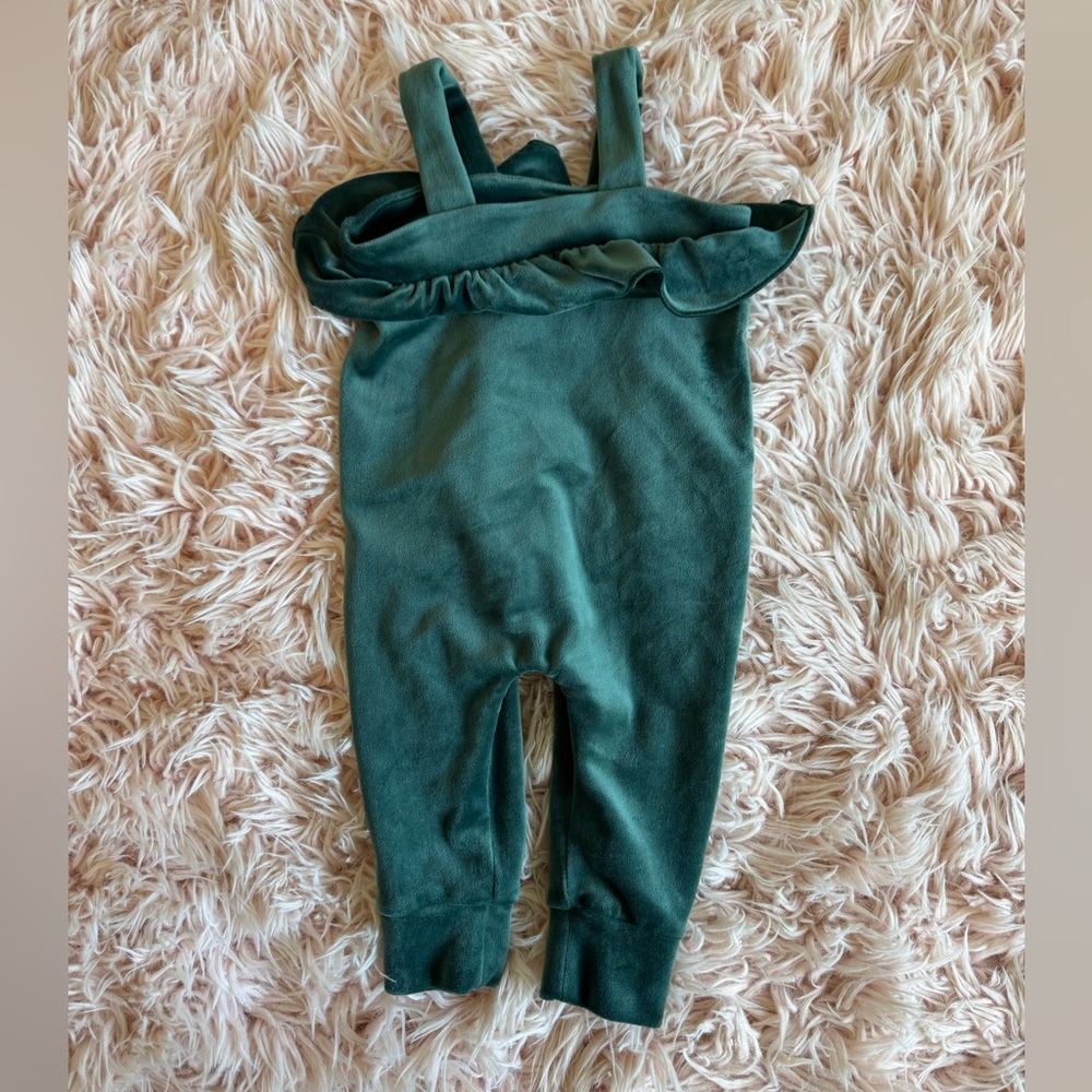 Green Baby Romper